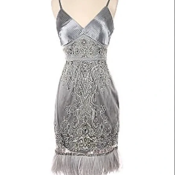 Sue Wong Dresses Beaded Feathered Sue Wong Dress Poshmark